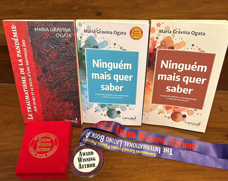 Certificado do International Latino Book Awards 2025